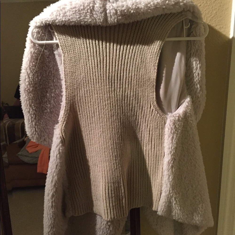 Soft fluffy vest